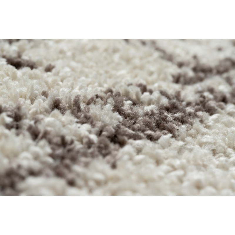 Kusový koberec Berber Tanger B5940 cream and brown kruh Kruh Ø 120 cm 5