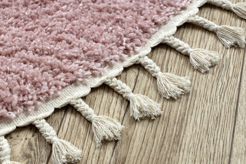Kusový koberec Berber 9000 pink kruh Kruh Ø 120 cm 2
