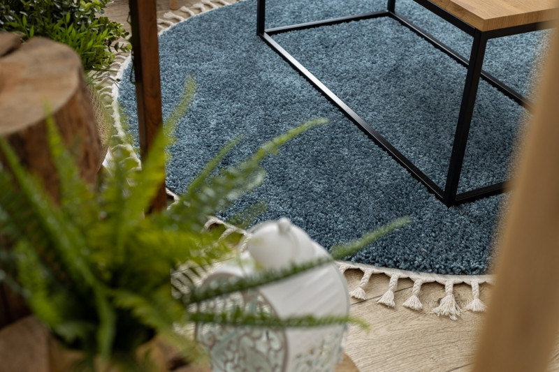Kusový koberec Berber 9000 blue kruh Kruh Ø 120 cm (obrázek 11)