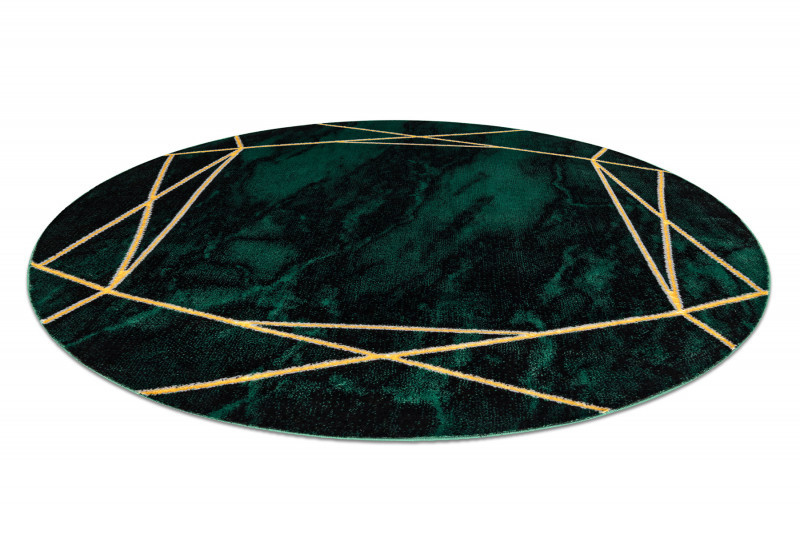 Kusový koberec Emerald 1022 green and gold kruh Kruh Ø 120 cm 2