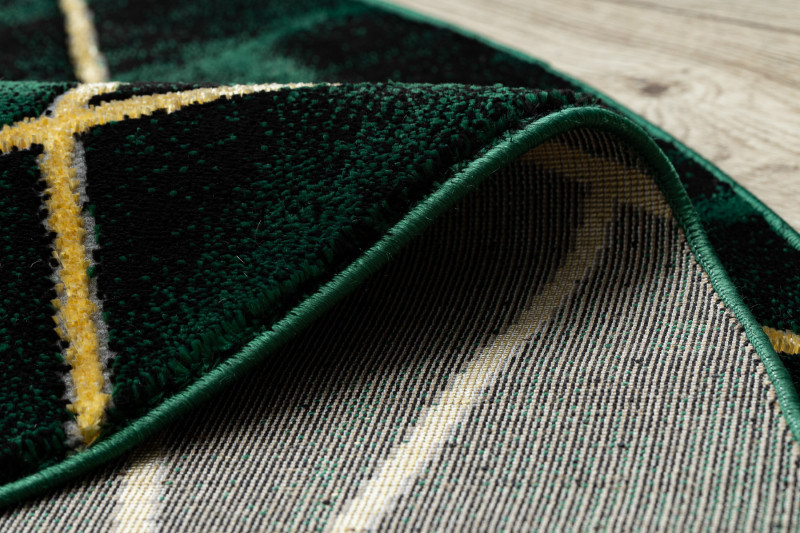 Kusový koberec Emerald 1022 green and gold kruh Kruh Ø 120 cm (obrázek 6)