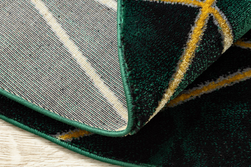 Kusový koberec Emerald 1022 green and gold kruh Kruh Ø 120 cm (obrázek 11)