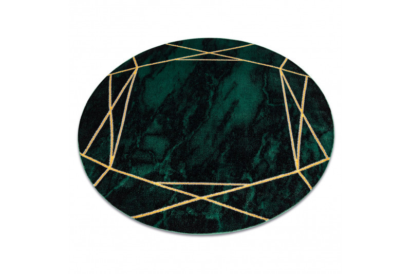 Kusový koberec Emerald 1022 green and gold kruh Kruh Ø 120 cm (obrázek 13)
