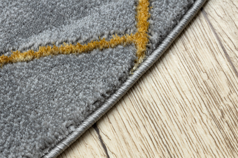 Kusový koberec Emerald 1022 grey and gold kruh Kruh Ø 120 cm 5