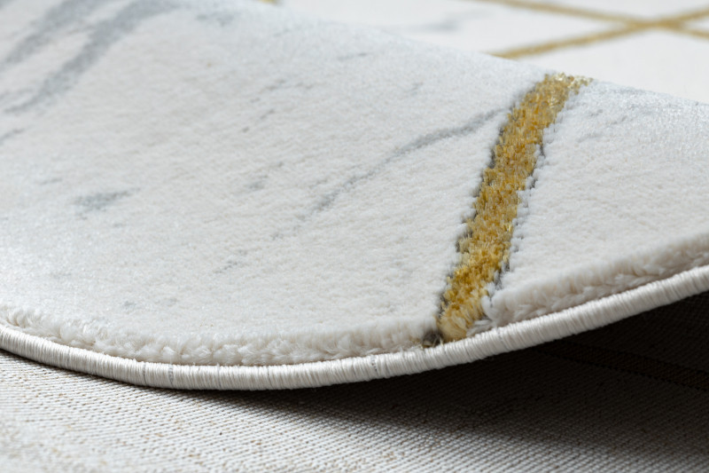 Kusový koberec Emerald geometric 1012 cream and gold kruh Kruh Ø 120 cm 2