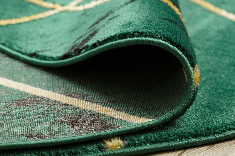 Kusový koberec Emerald geometric 1012 green and gold kruh Kruh Ø 120 cm 4