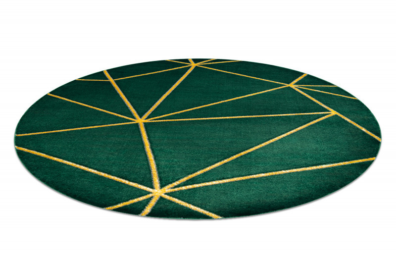 Kusový koberec Emerald 1013 green and gold kruh Kruh Ø 120 cm 2