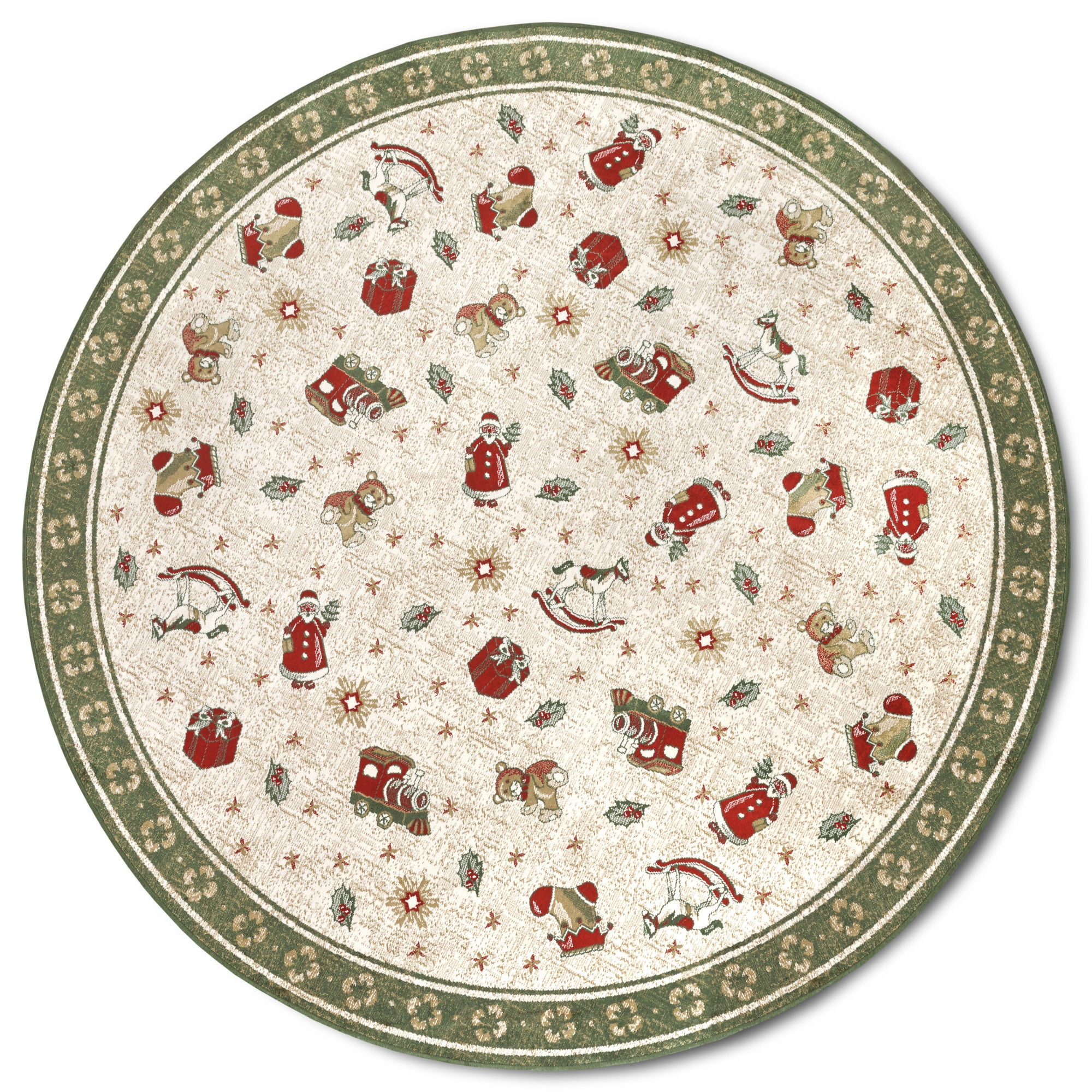 Kusový koberec Villeroy & Boch Toy's delight 106218 Green, Multicolor kruh Kruh Ø 160 cm