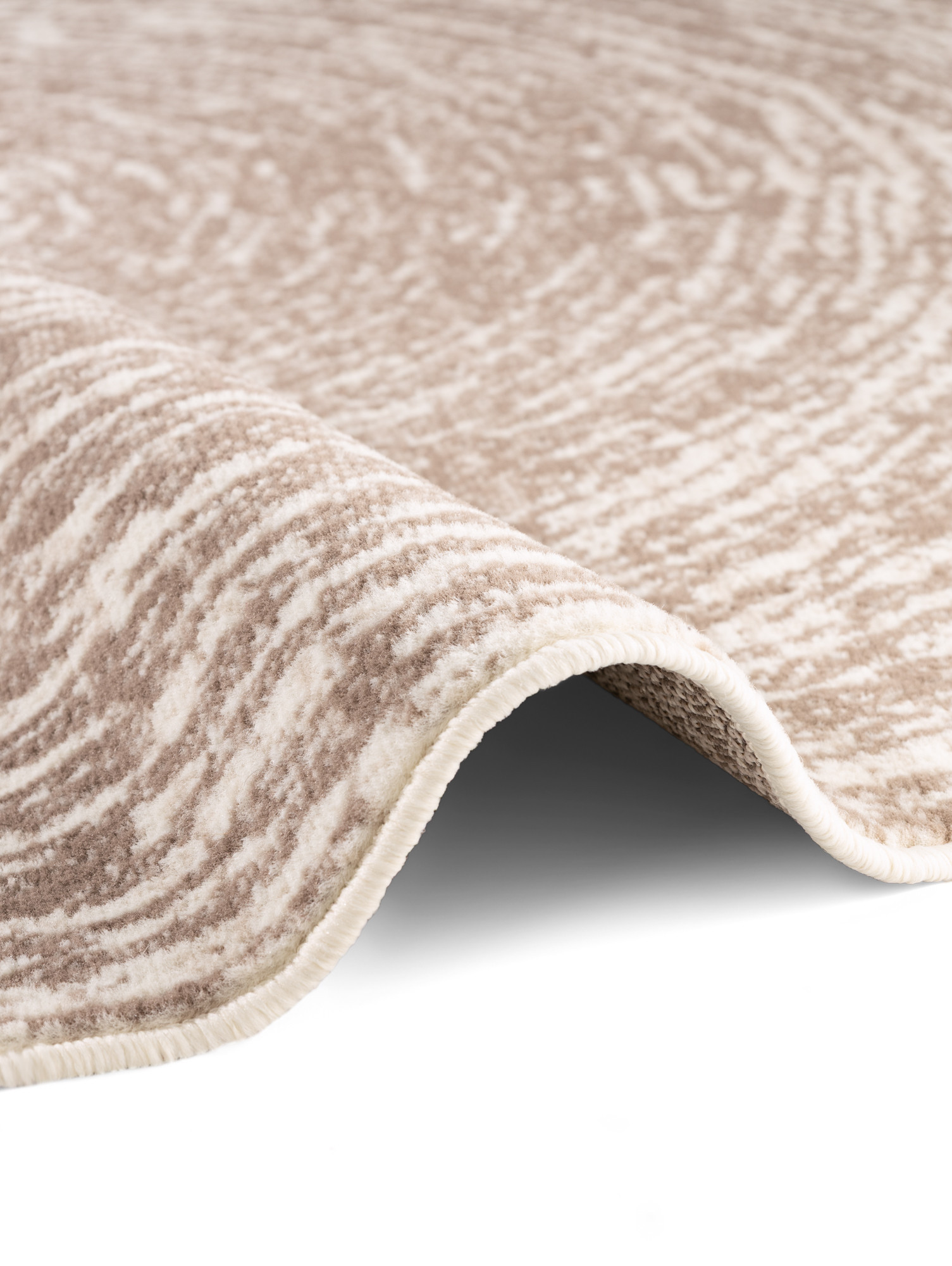 Kusový koberec Gloria Cavallo Creme Beige kruh 4
