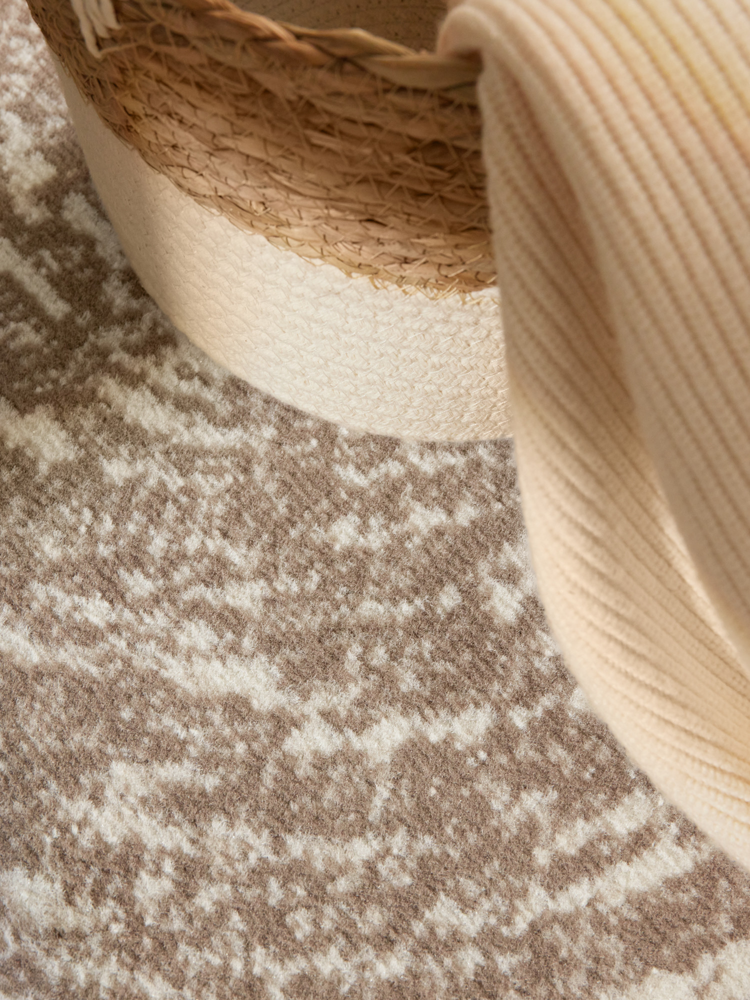 Kusový koberec Gloria Cavallo Creme Beige kruh 120x120 cm (obrázek 6)