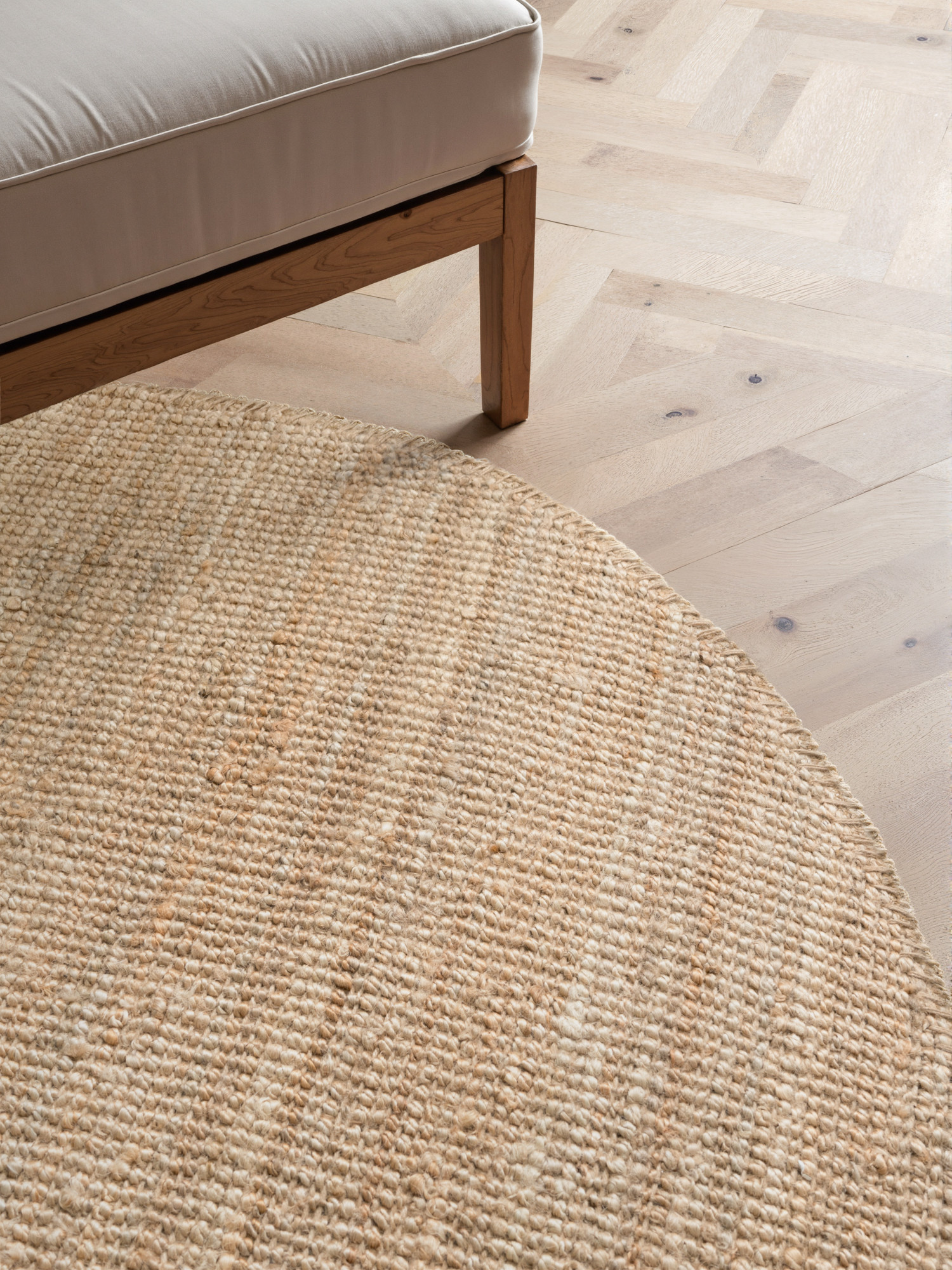 Kusový koberec Jaipur Natur/Gold kruh 4