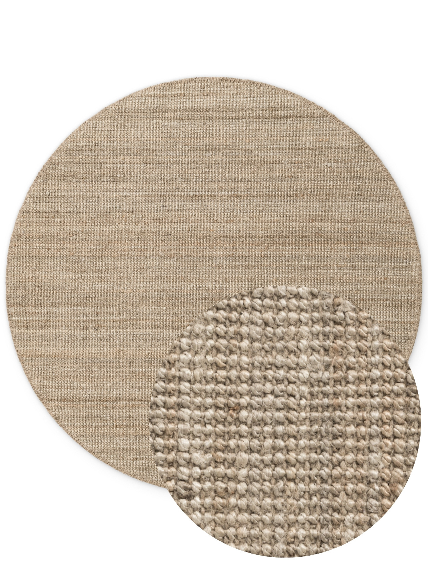 Kusový koberec Jaipur Grey/Brown kruh 2