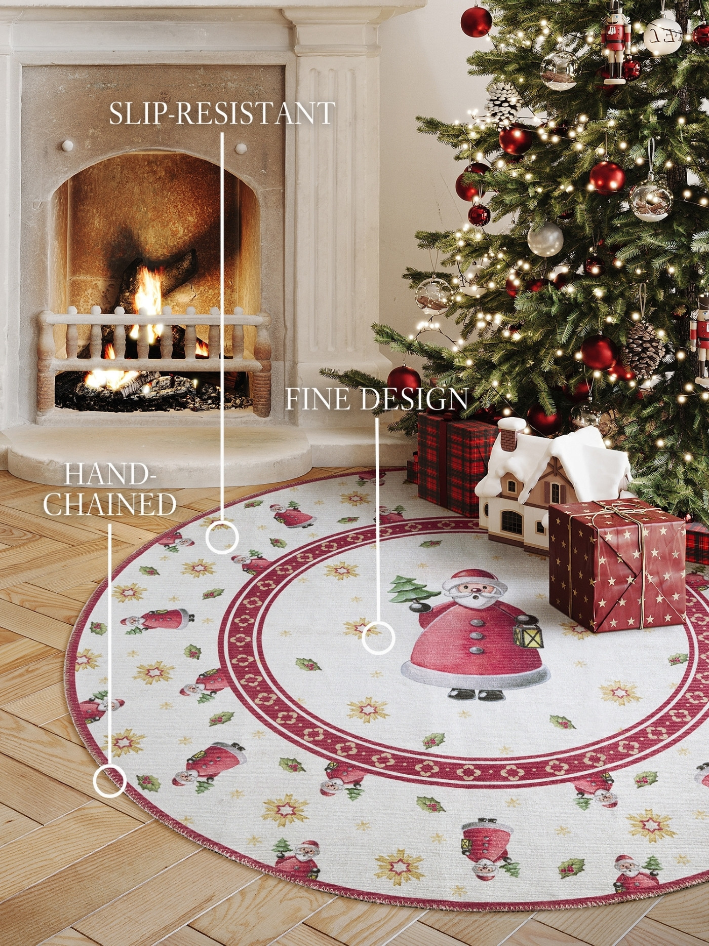 Kusový koberec Villeroy & Boch Toy's delight 106273 Cream, Red kruh Kruh Ø 160 cm 5