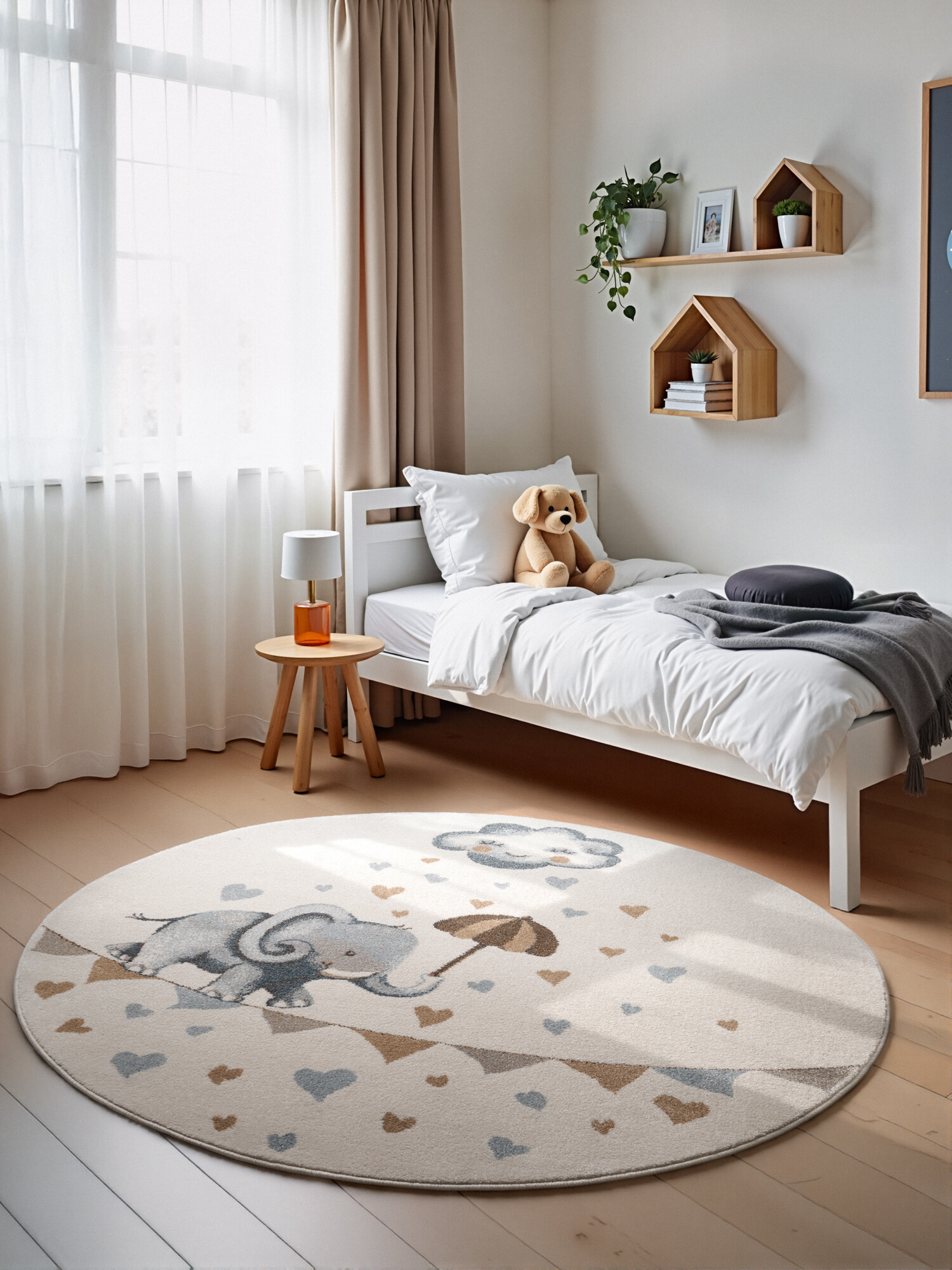 Dětský kusový koberec Villeroy & Boch Boho Kids 106303 Cream Multicolor Kruh Ø 160 cm (obrázek 9)