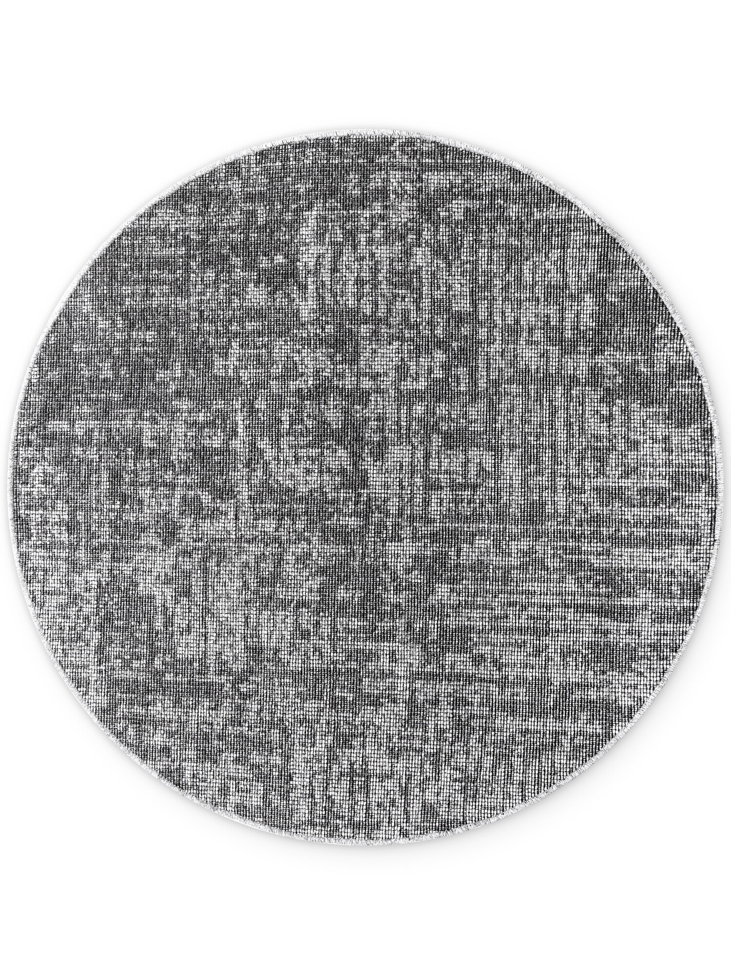 Kusový koberec Brilliance Prisma 106310 Silver Grey z kolekce Elle kruh Kruh Ø 160 cm