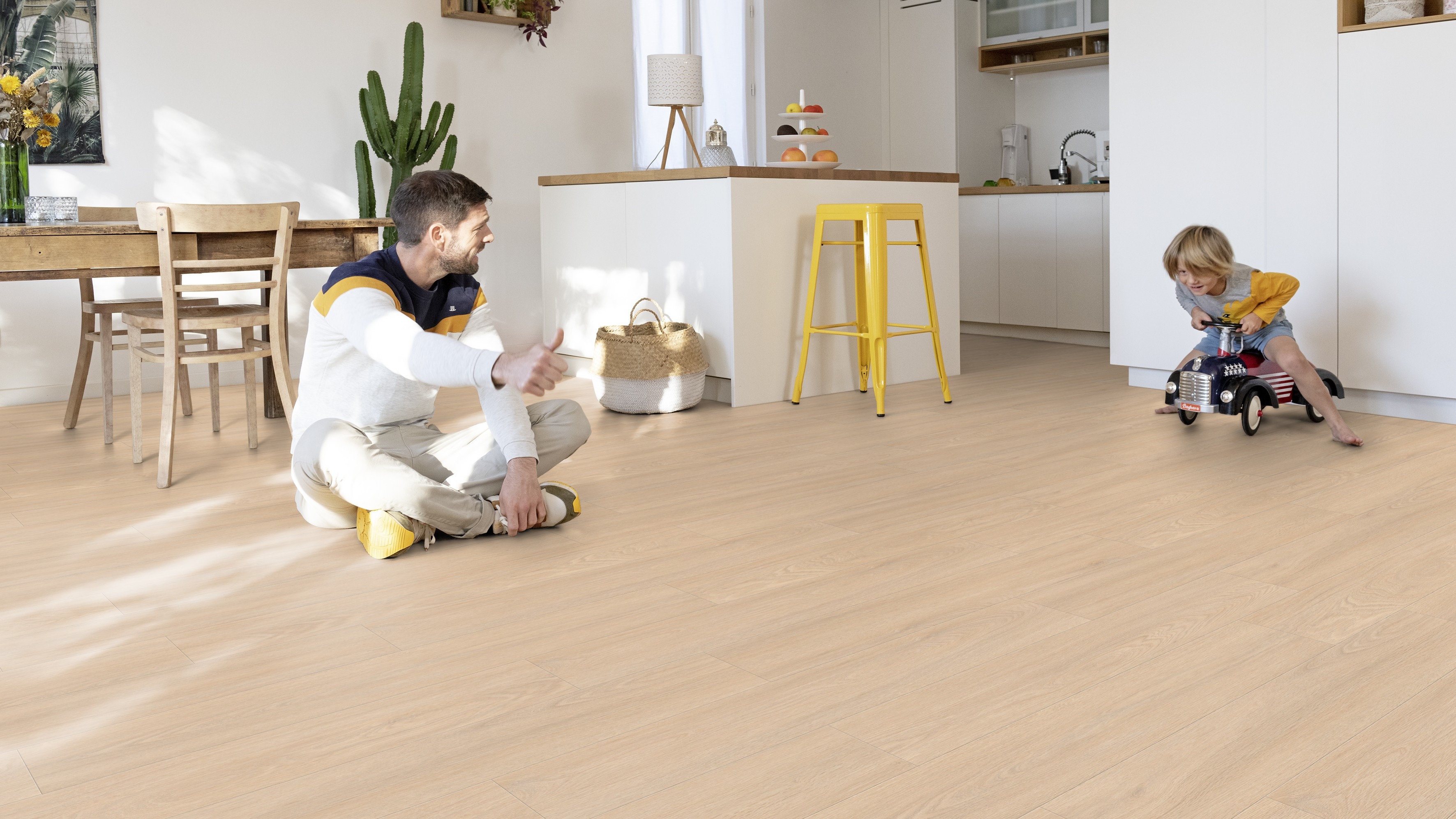 Vinylová podlaha Creation 40 Tamo Cream 1598 - lepená 184x1219 mm 5