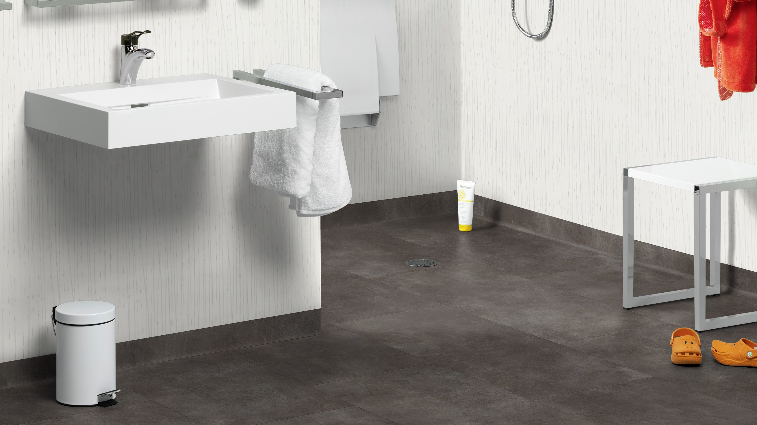 Vinylová podlaha Creation 40 Bloom Uni Dark 1601 - lepená 457x914 mm 3