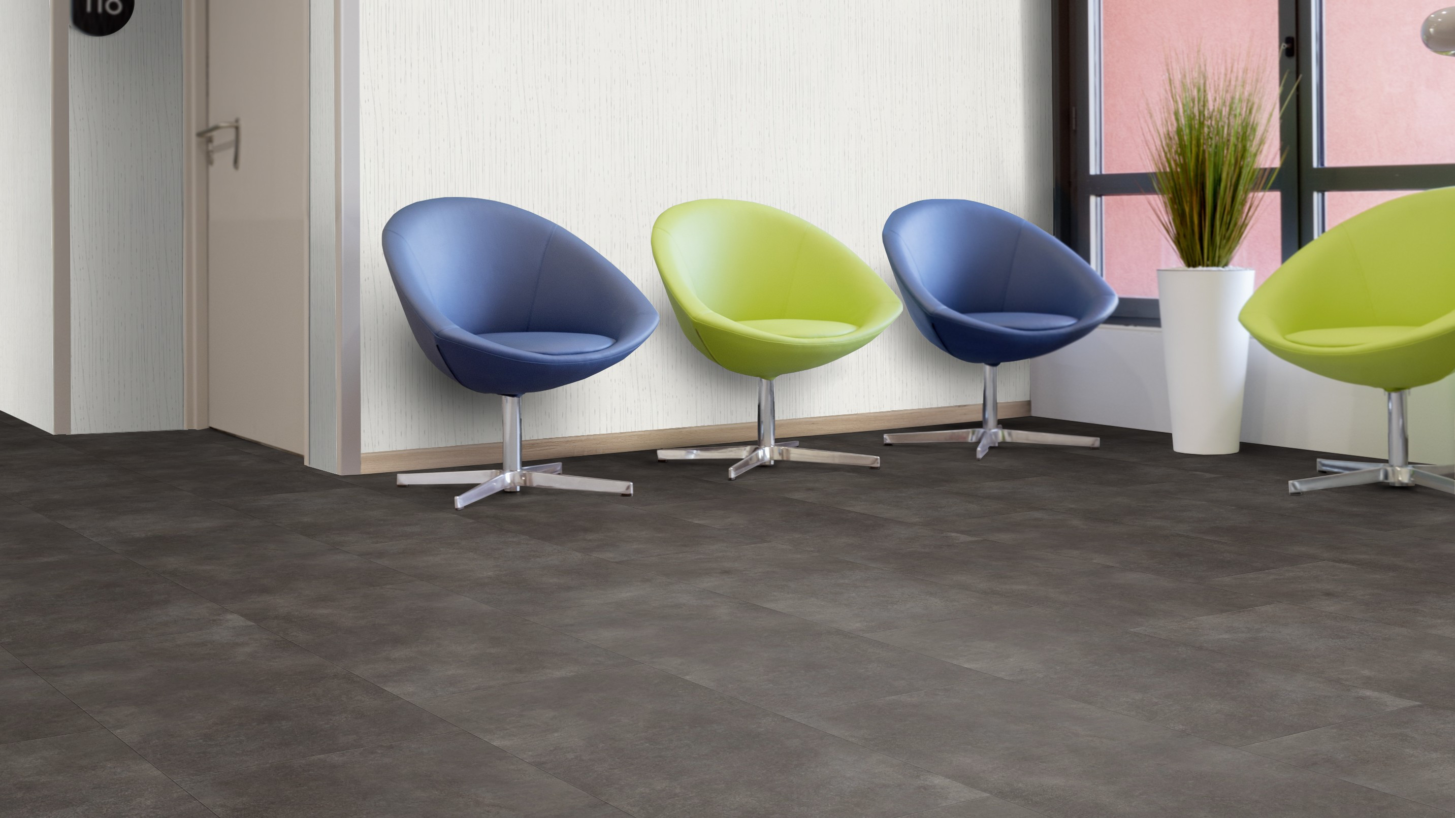 Vinylová podlaha Creation 40 Bloom Uni Dark 1601 - lepená 457x914 mm 5
