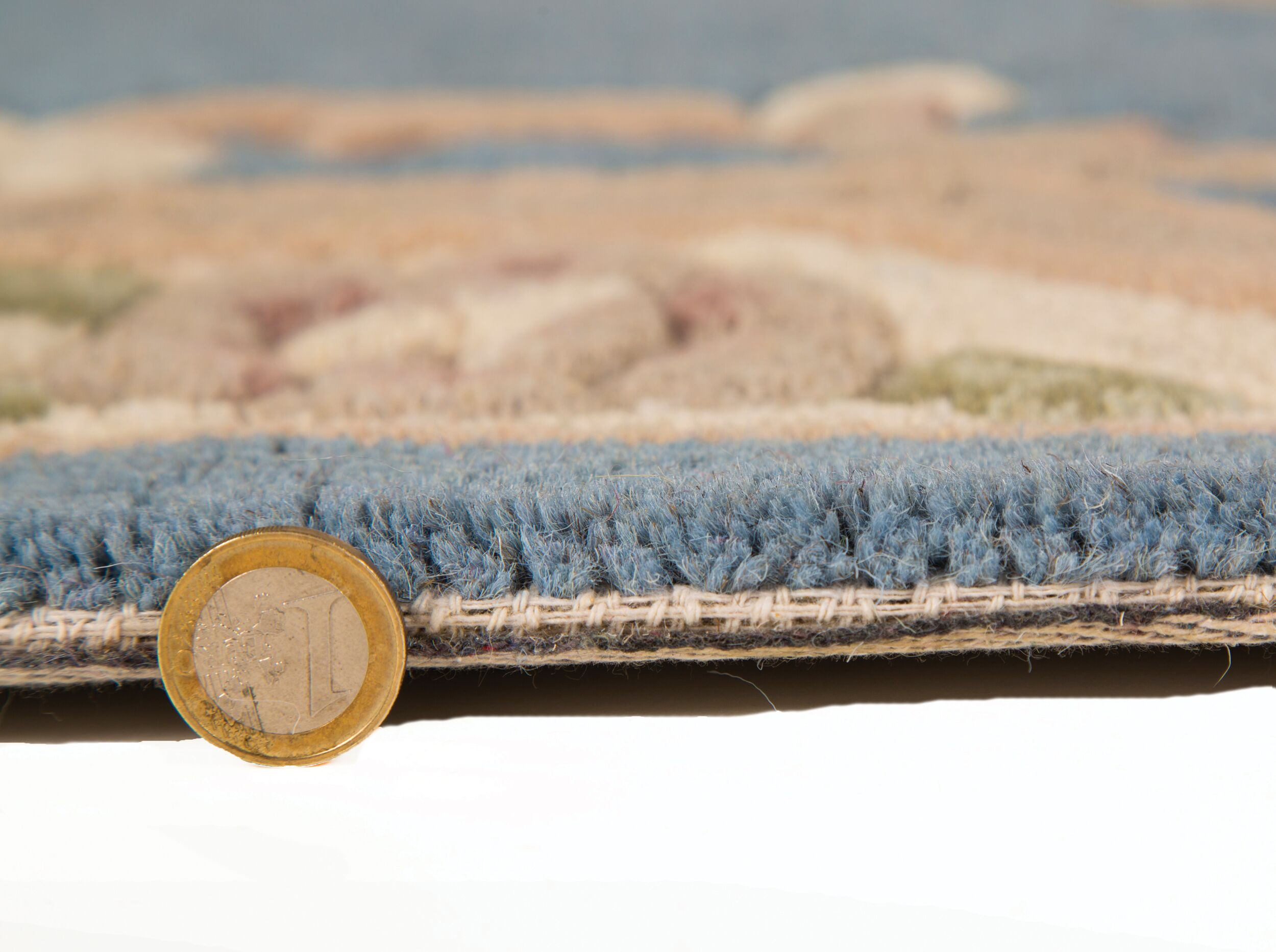 Ručně všívaný kusový koberec Lotus premium Blue 5