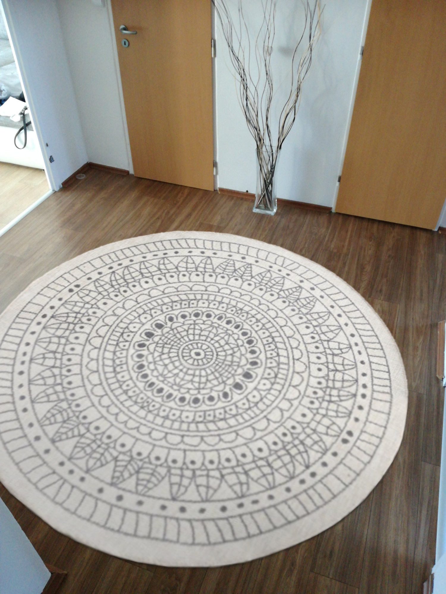 Kusový koberec Twin-Wendeteppiche 103143 creme grau 140x140 cm (obrázek 6)
