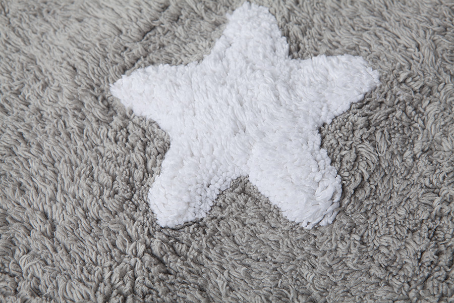 Ručně tkaný kusový koberec Stars Grey-White 2