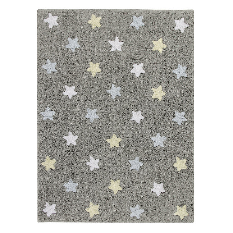 Ručně tkaný kusový koberec Tricolor Stars Grey-Blue