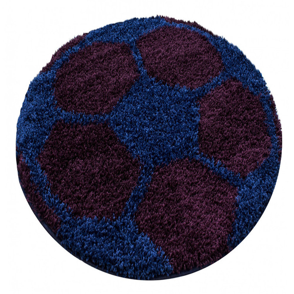 Kusový koberec Fun 6001 navy 100x100 cm