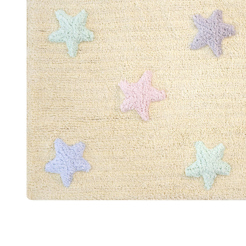 Pro zvířata: Pratelný koberec Tricolor Stars Vanilla 2
