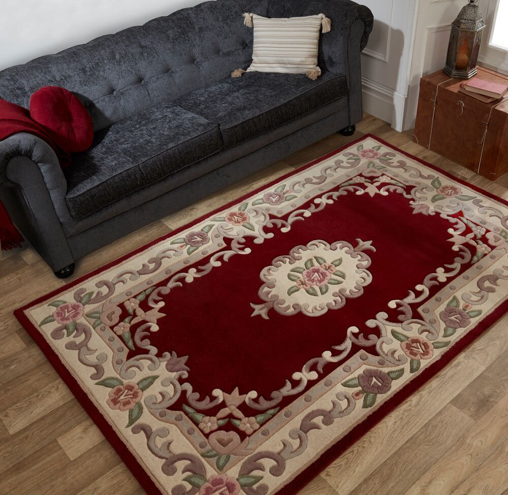 Ručně všívaný kusový koberec Lotus premium Red 5