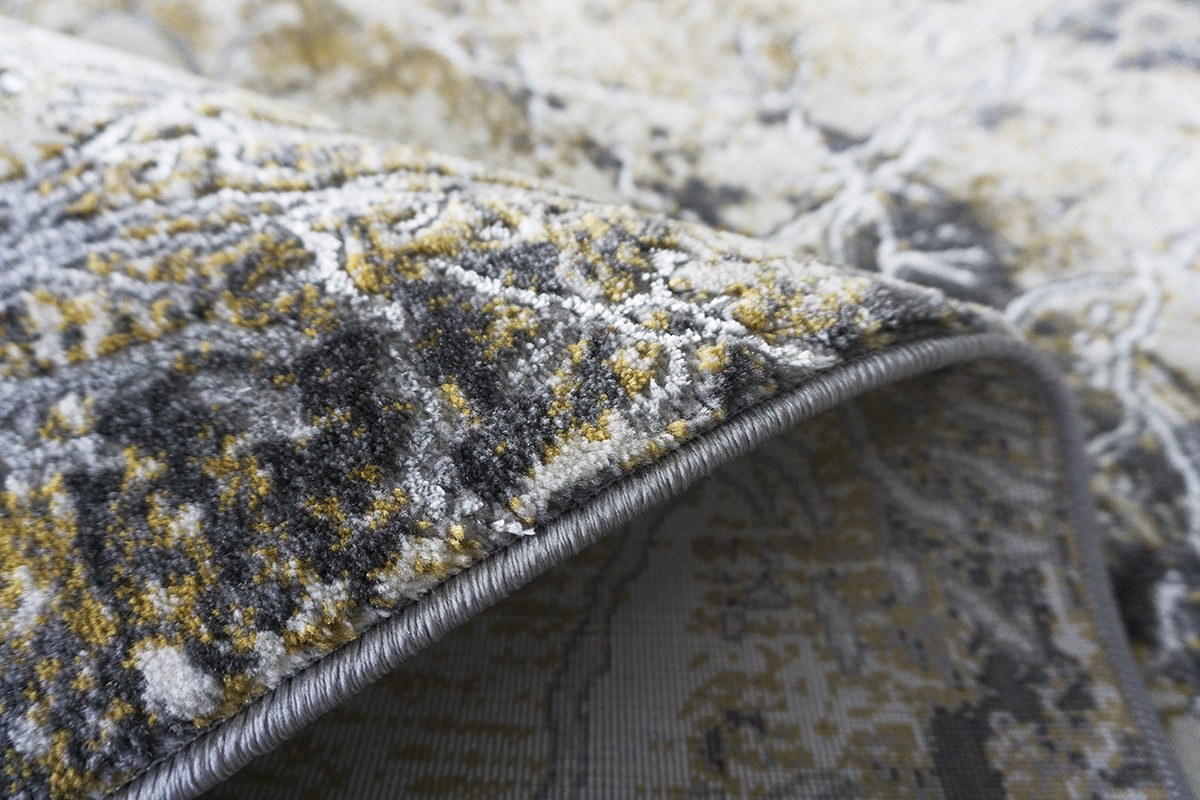 Kusový koberec Zara 9630 Yellow Grey 3