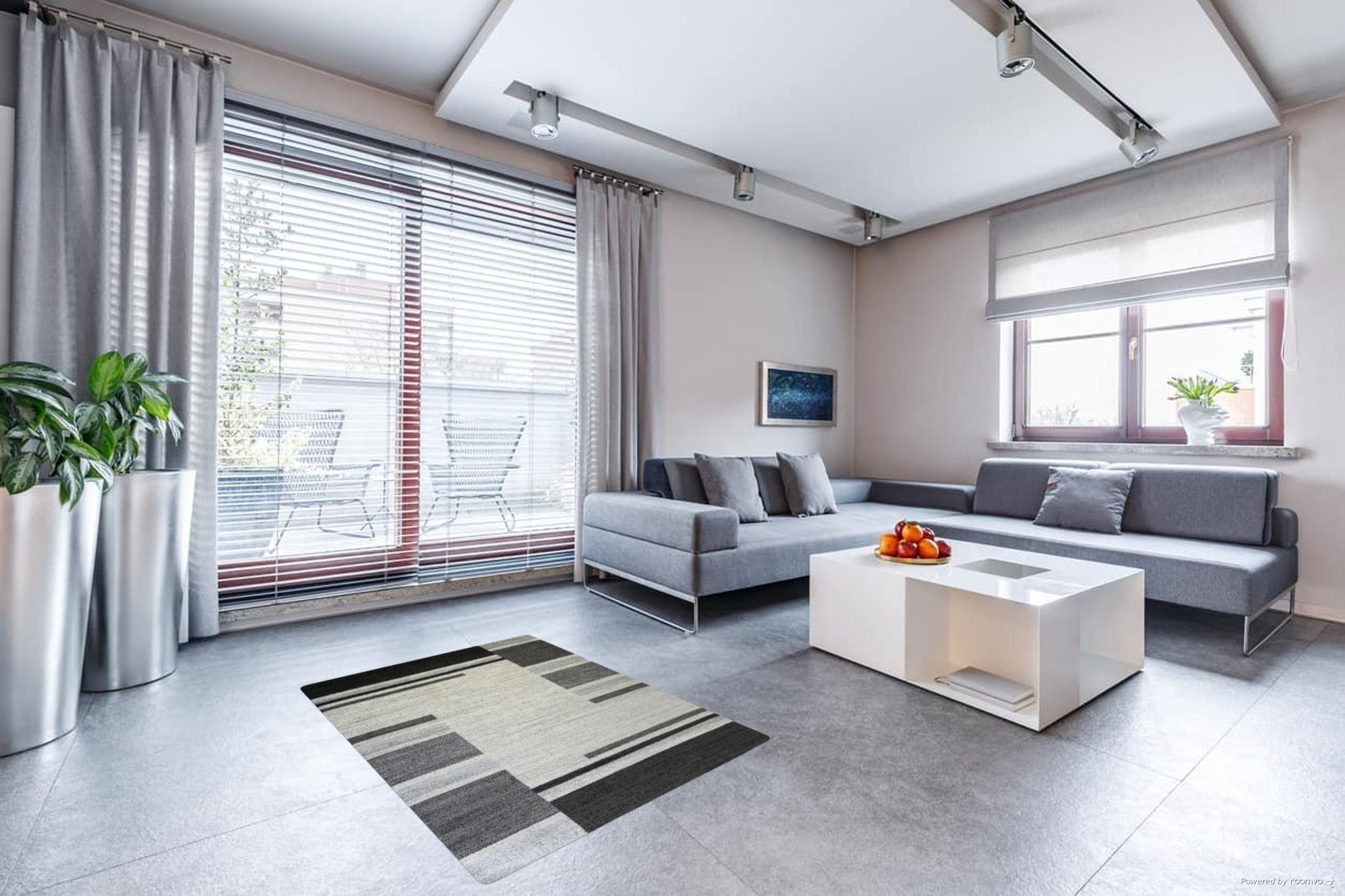 Kusový koberec Maksim 8602 Grey 3