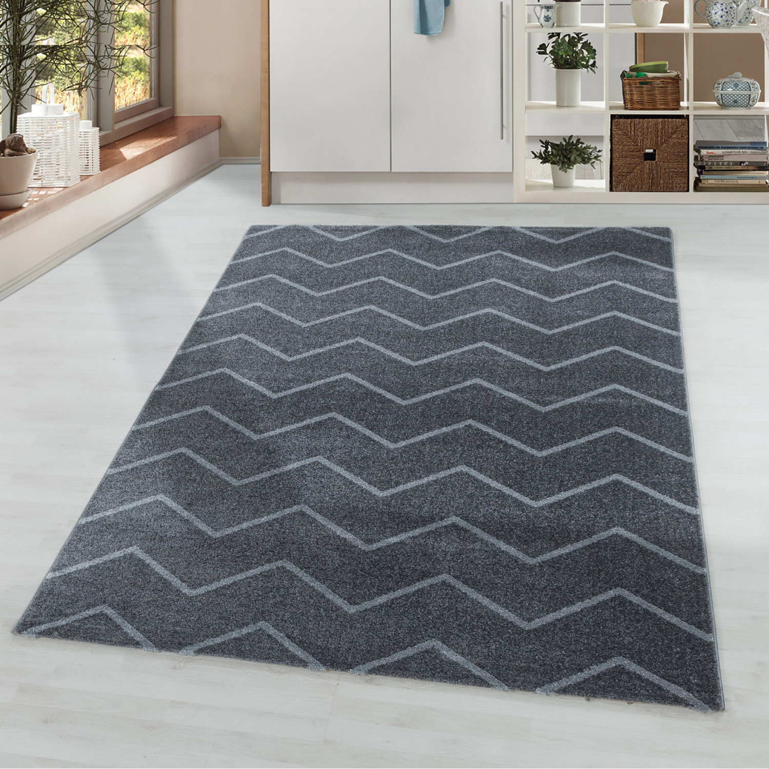 Kusový koberec Rio 4602 grey 80x250 cm (obrázek 6)
