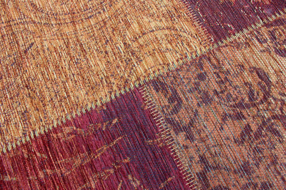 Kusový koberec Manhattan Patchwork Chenille Terracotta 2