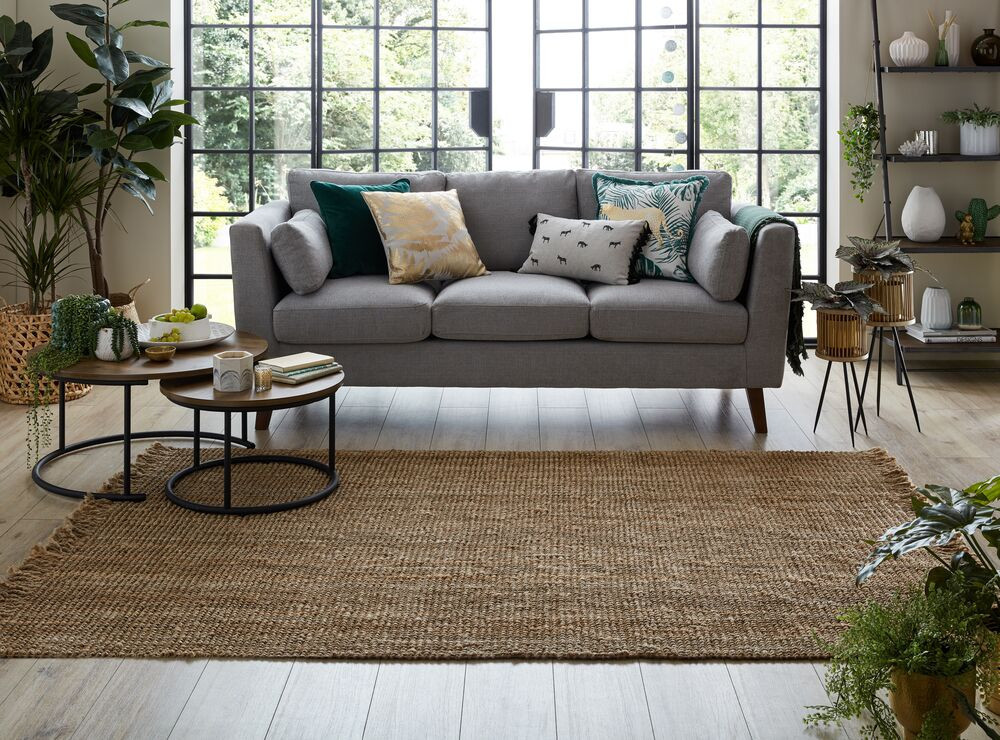 Kusový koberec Sarita Jute Boucle Natural 4