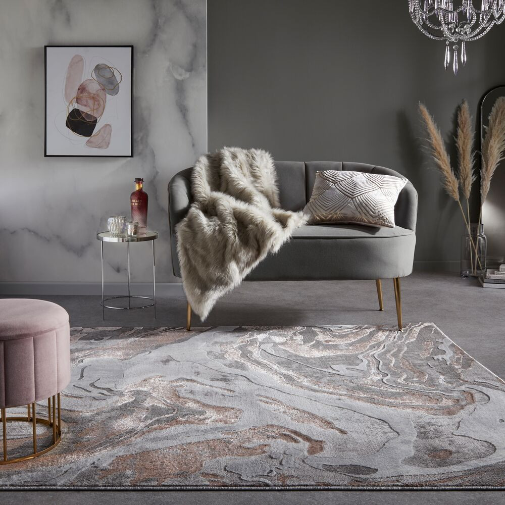 Kusový koberec Eris Marbled Blush 4