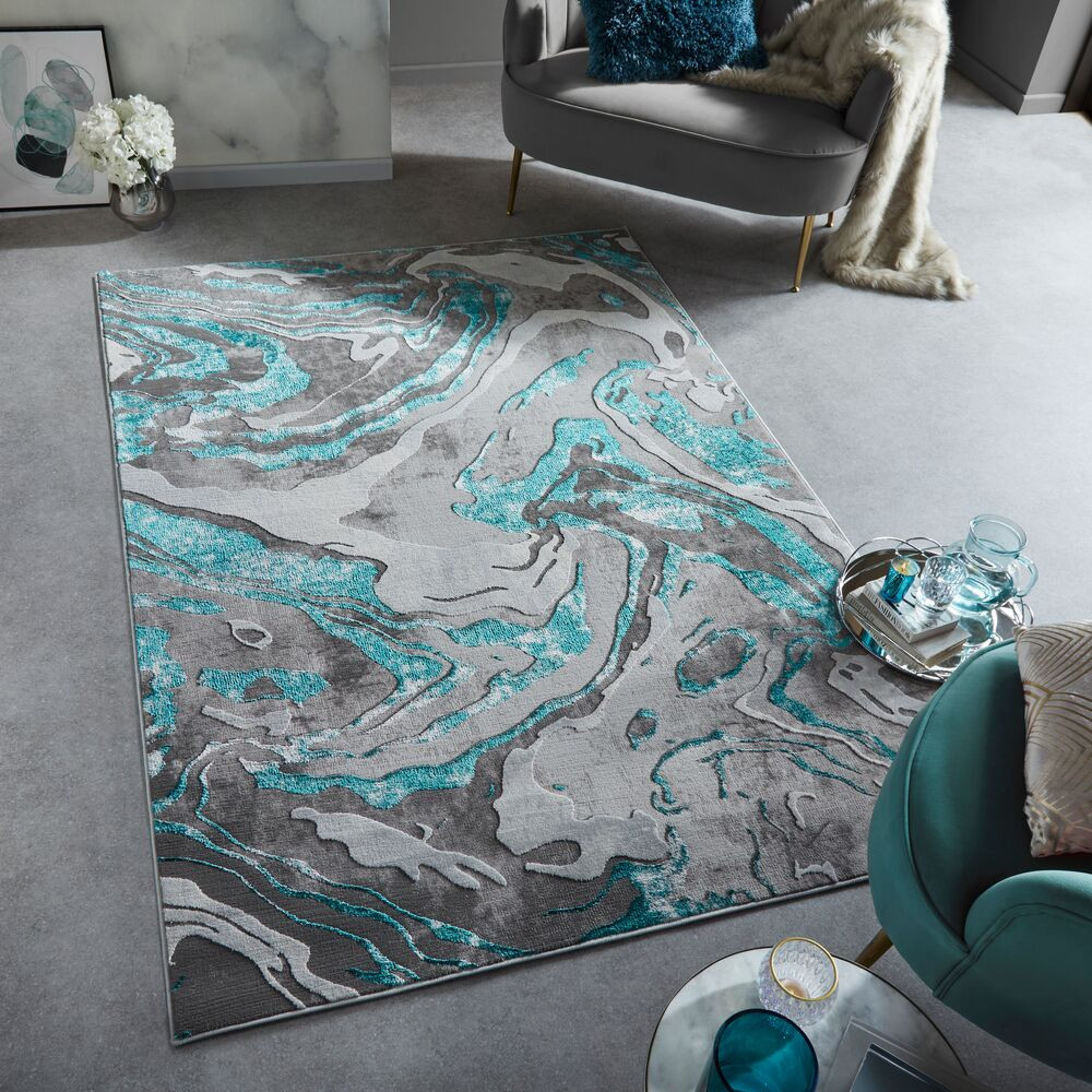 Kusový koberec Eris Marbled Emerald 4
