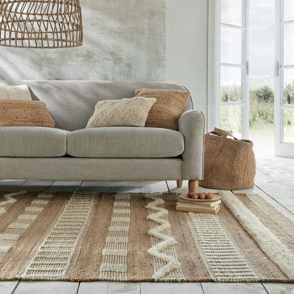 Kusový koberec Jubilant Medina Jute Natural/Ivory 3