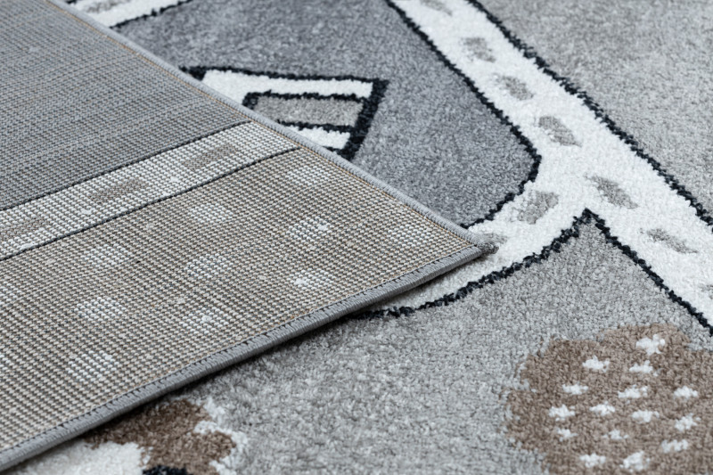 Dětský kusový koberec Fun Strade grey 4