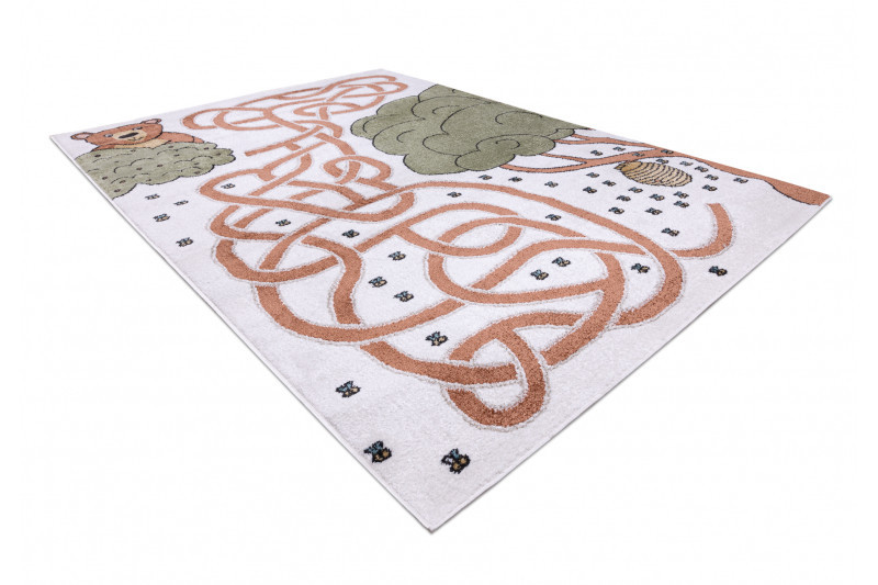 Dětský kusový koberec Fun Honey with Bear cream 80x150 cm (obrázek 11)
