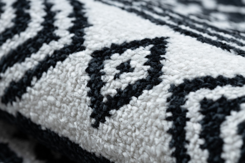 Kusový koberec Napkin black kruh 140x140 cm (obrázek 9)