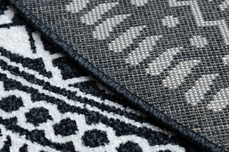 Kusový koberec Napkin black kruh 140x140 cm (obrázek 15)