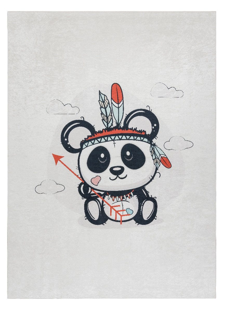 Dětský kusový koberec Bambino 1129 Panda cream