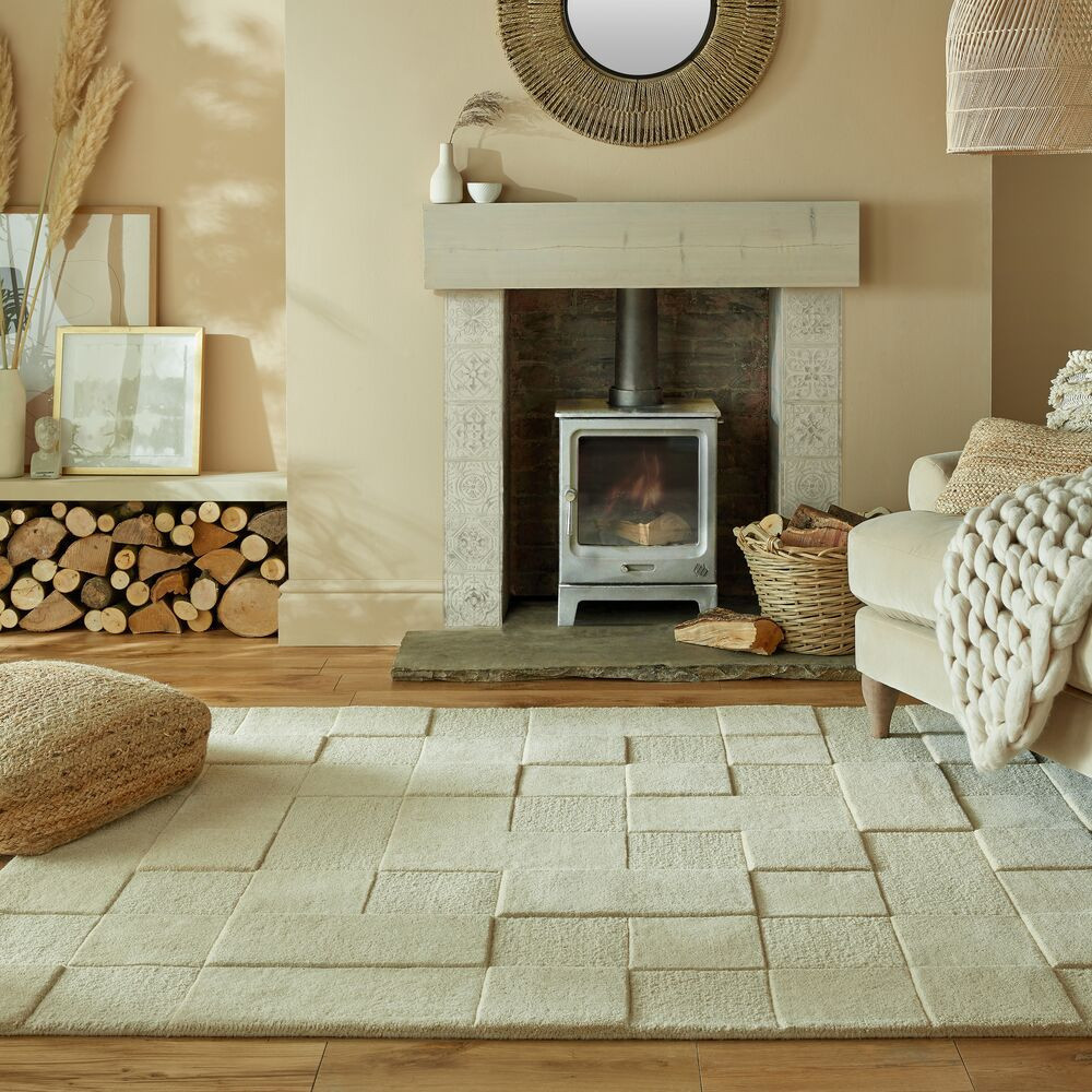 Kusový koberec Moderno Checkerboard Natural 5