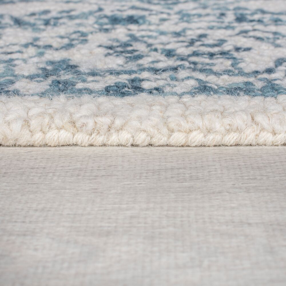Kusový koberec Wool Loop Yasmin Ivory/Blue 4