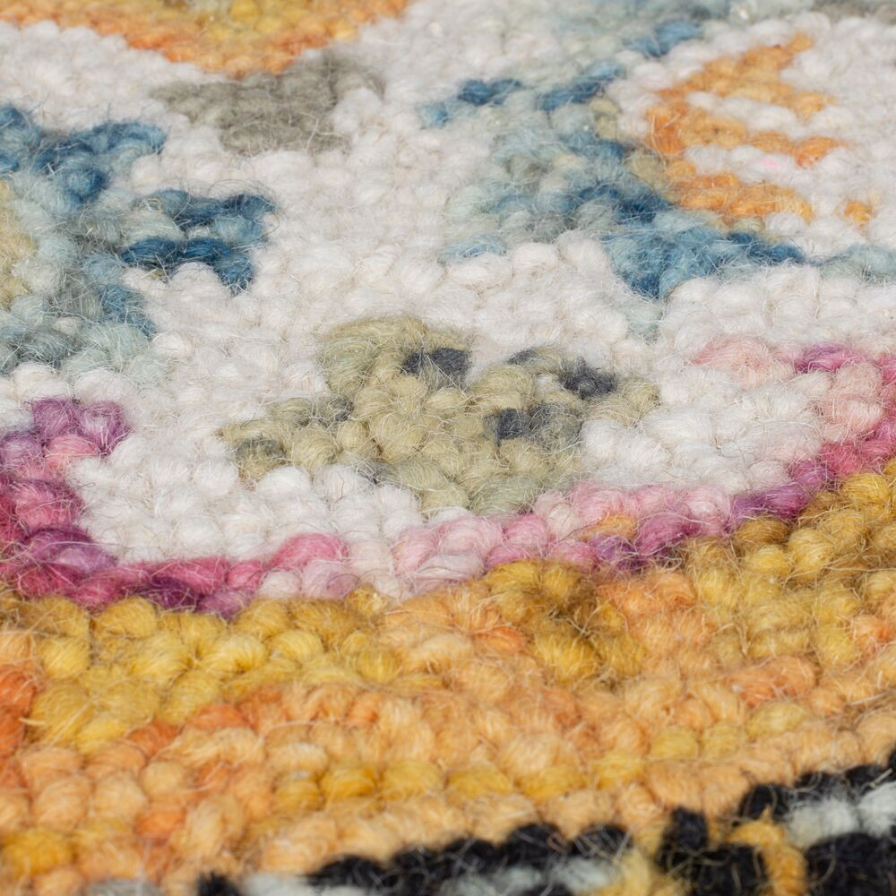 Kusový koberec Wool Loop Dahlia Yellow/Multi 3