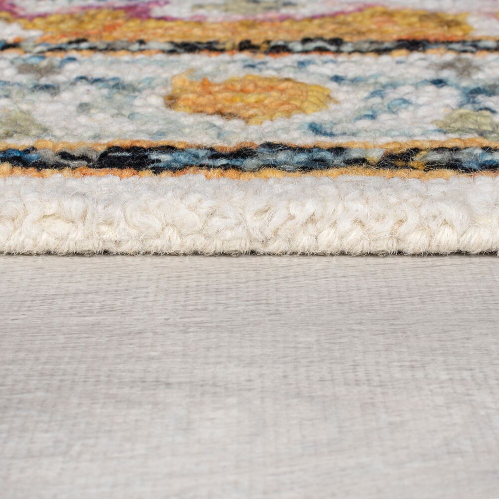 Kusový koberec Wool Loop Dahlia Yellow/Multi 4