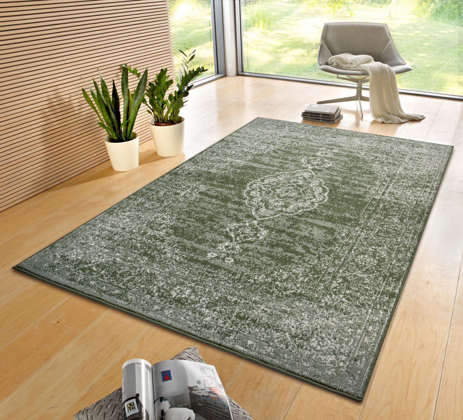 Kusový koberec Gloria 105519 Green 80x150 cm (obrázek 6)