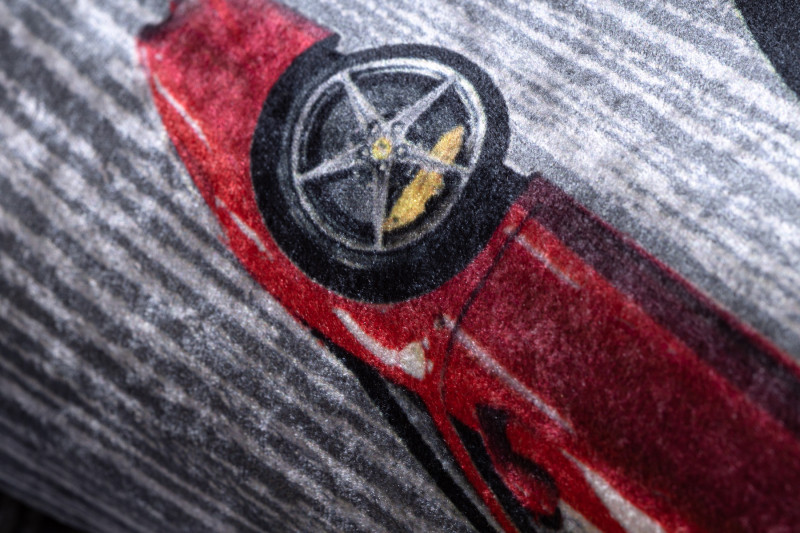 Dětský kusový koberec Bambino 2092 Streets cars anthracite 5