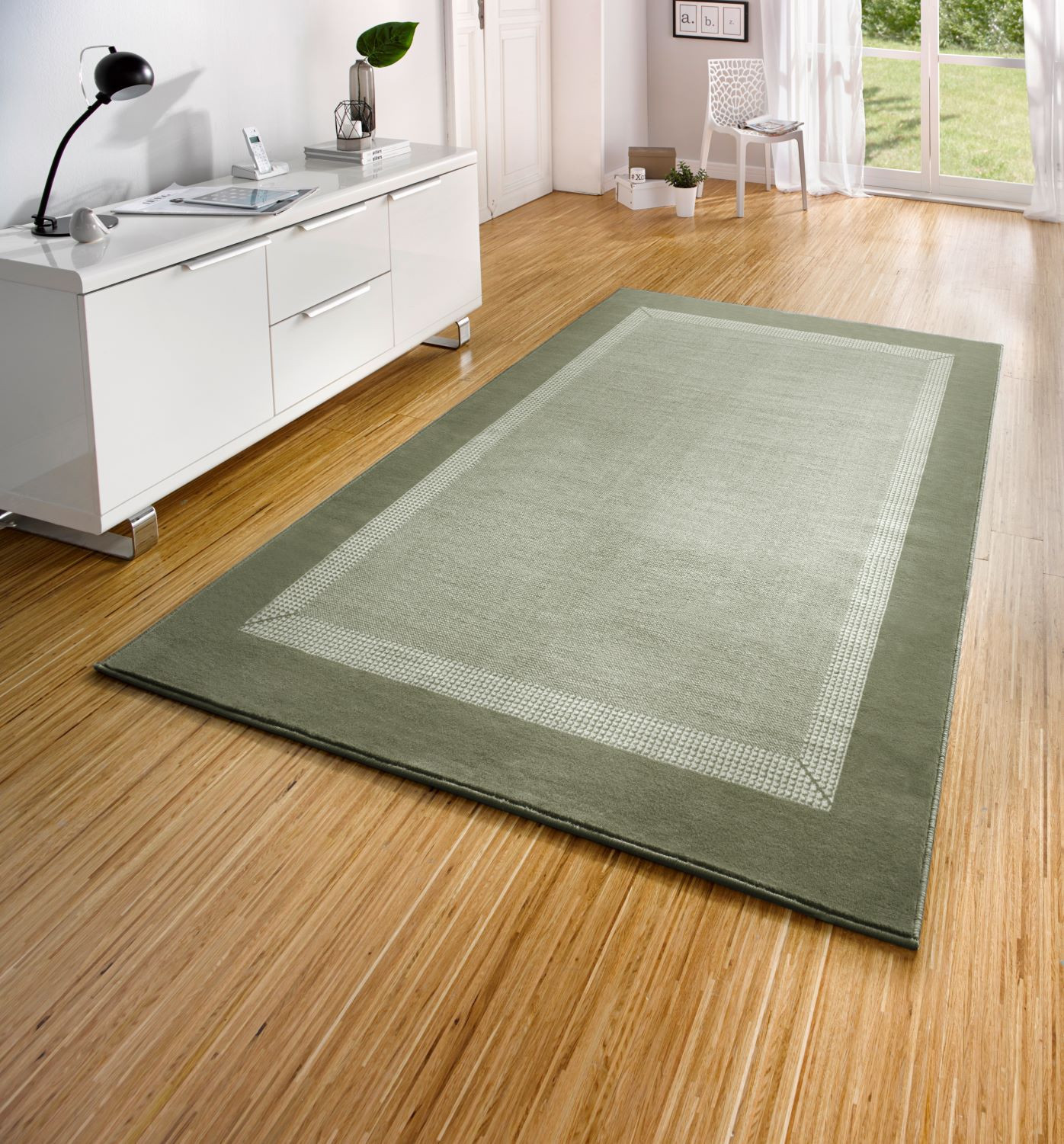 Kusový koberec Basic 105487 Green 200x290 cm (obrázek 6)