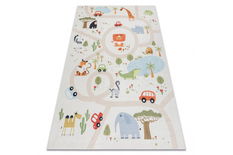 Dětský kusový koberec Bambino 1165 Zoo 80x150 cm (obrázek 11)
